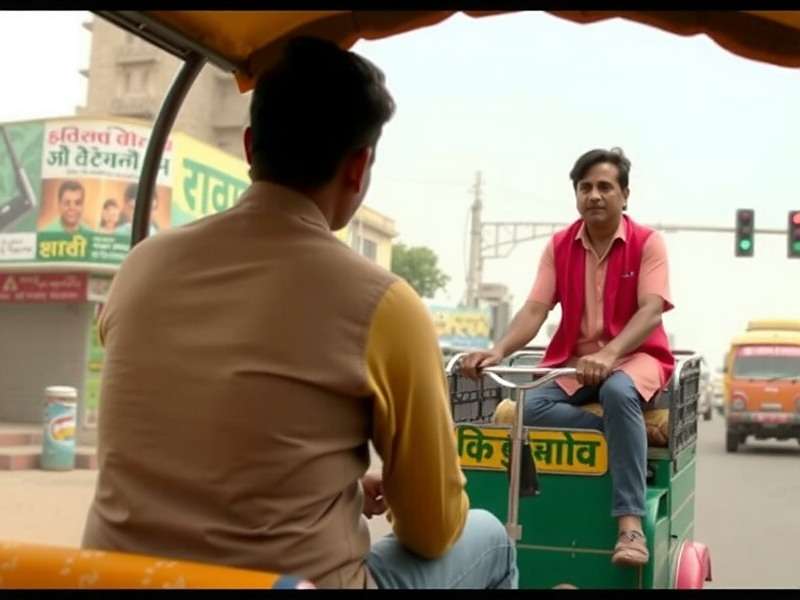 Raju Meets Meena Didi - Jugaad Rickshaw Journey Jugaad Rickshaw Journey Story Scene